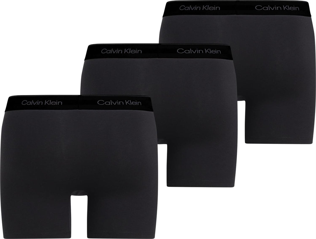 CALVIN KLEIN UNDERWEAR BOXER BRIEF 3PK BLACK - Dale