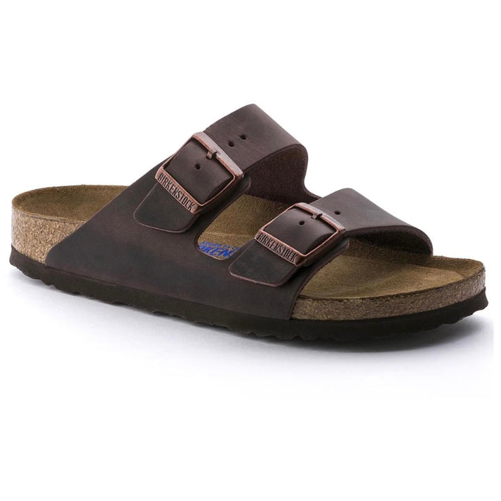 BIRKENSTOCK Arizona Soft Footbed Natural Oiled Habana Leather Herre - Dale