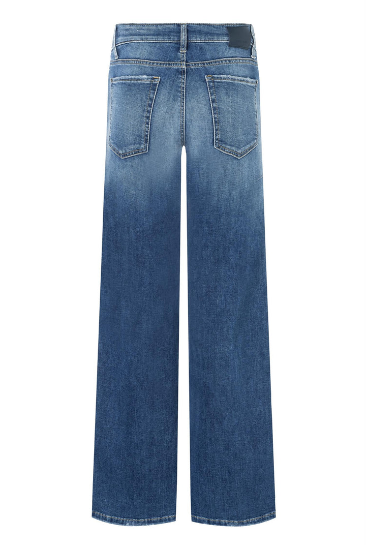 CAMBIO Tess Wide Leg Mid Blue Splinted - Dale