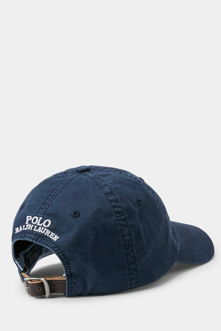 POLO RALPH LAUREN Stretch-Cotton Twill Ball Cap Nautical Ink - Dale