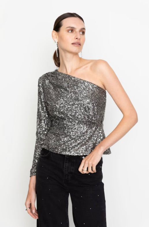 CAMILLA PIHL Libra Sequin Top - Dale