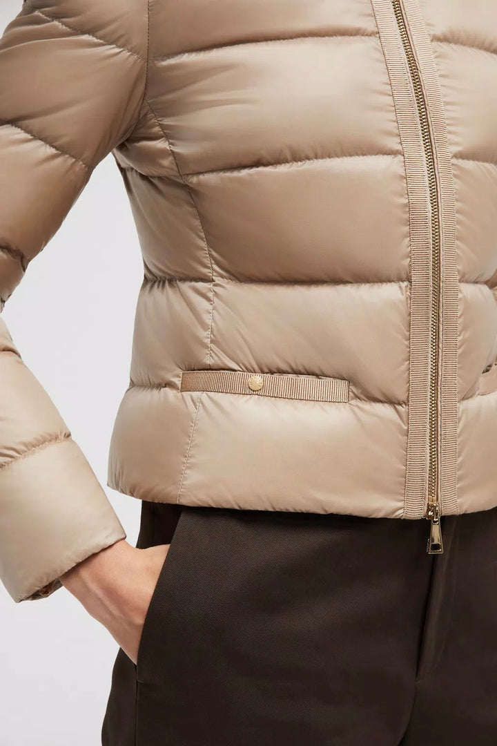 MONCLER Laurine Short Down Jacket Stone - Dale