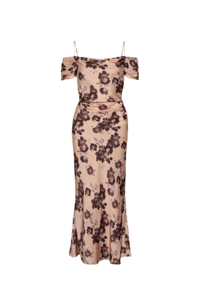 CAMILLA PIHL Lyra Dress Terracotta Floral - Dale