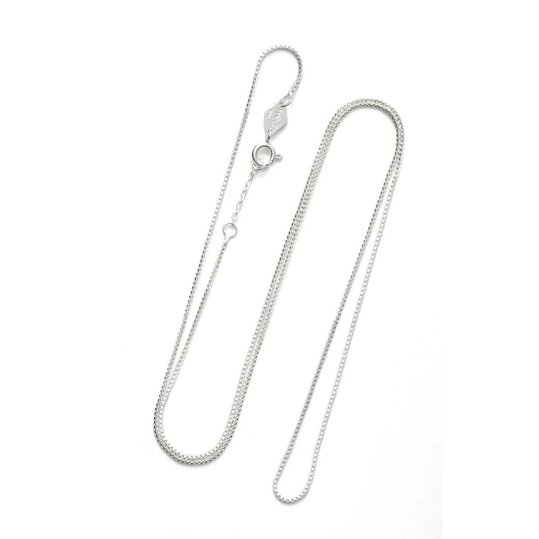 ANNI LU Box Chain Necklace Silver - Dale