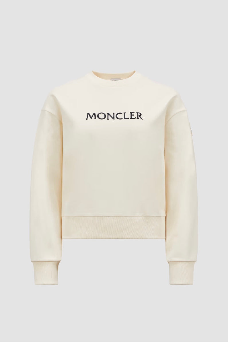 MONCLER Embroidered Tonal Logo Sweatshirt - Dale