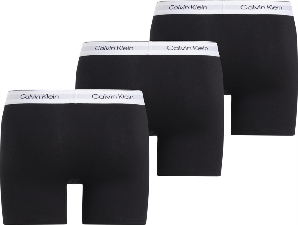 CALVIN KLEIN UNDERWEAR BOXER BRIEF 3PK BLACK - Dale