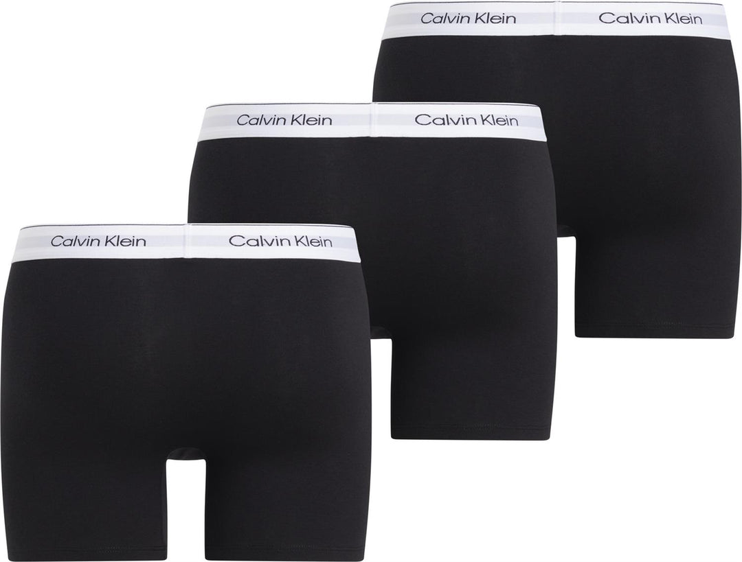 CALVIN KLEIN UNDERWEAR BOXER BRIEF 3PK BLACK - Dale
