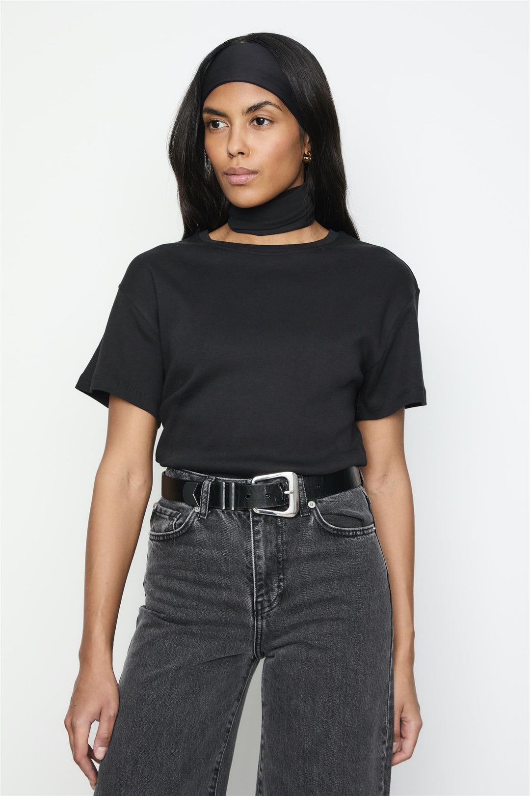 CAMILLA PIHL DENIM Ember Tee Black - Dale