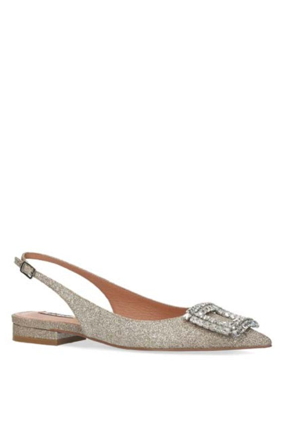 BIBI LOU ELISABETTA FLAT GLITTER - Dale