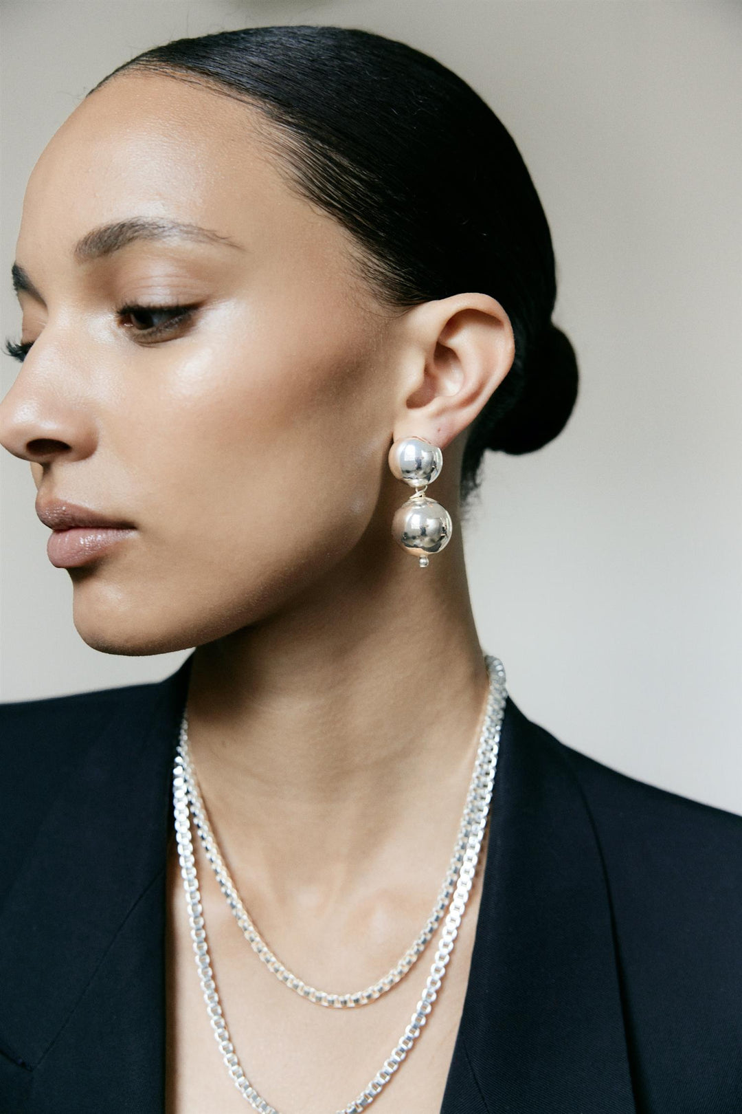 PEARL OCTOPUSS.Y Silver Sphere Studs - Dale