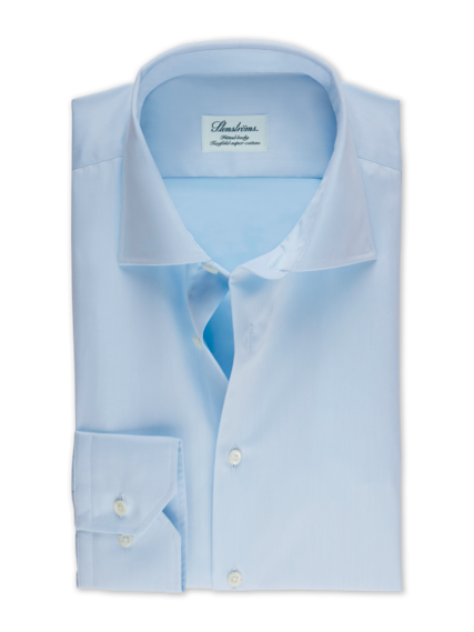 STENSTRÖMS FITTED BODY/77 RM CUFF LT BLUE - Dale