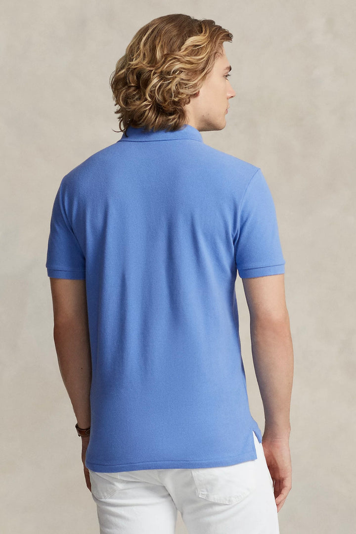 POLO RALPH LAUREN Iconic Mesh Polo Shirt New England Blue - Dale