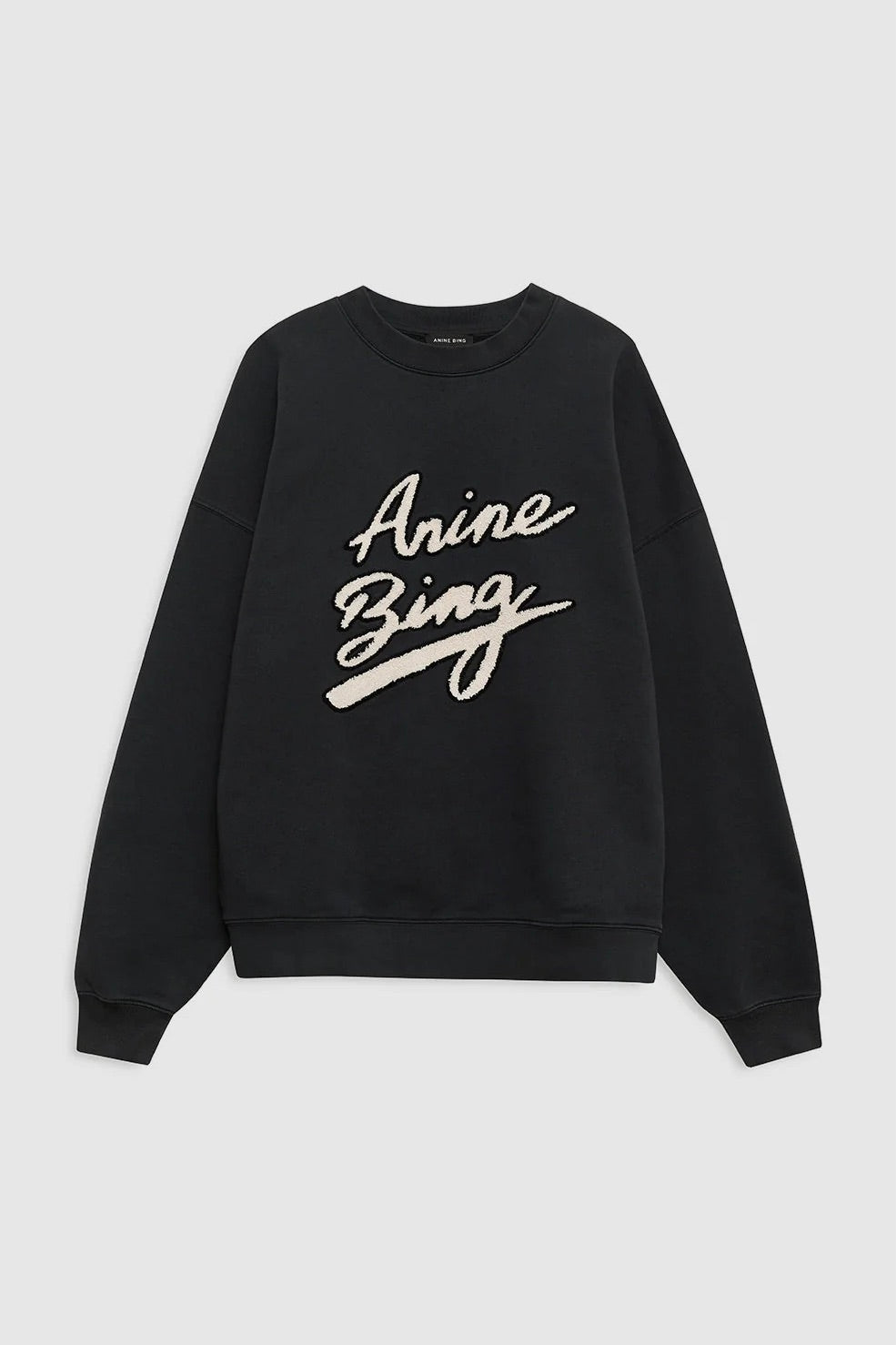 ANINE BING Miles Sweatshirt Chenille Signature - Dale