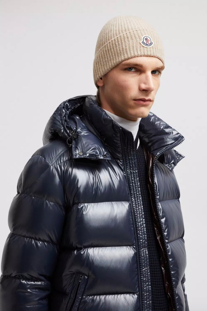 MONCLER Cashmere Blend Beanie Light Beige - Dale