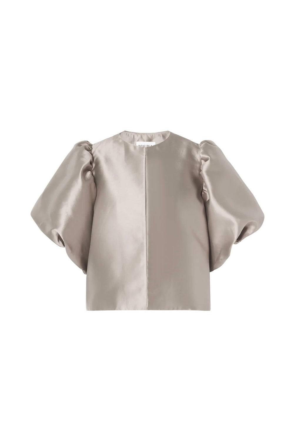 BY MALINA Cleo Pouf Sleeve Blouse Steel Grey - Dale