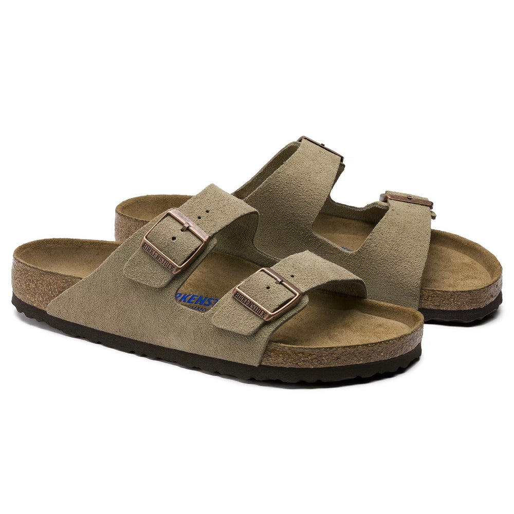 BIRKENSTOCK Arizona Soft Footbed Suede Leather Dame - Dale