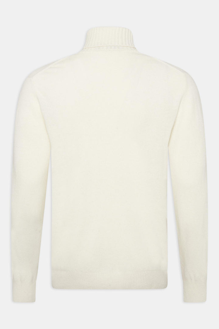 OSCAR JACOBSON Salim Rollneck White Shell - Dale