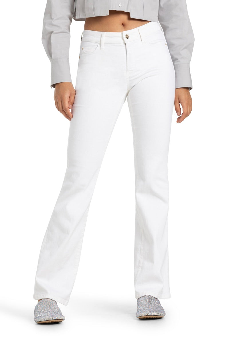 CAMBIO Paris Flared 5113 Pure White Stone - Dale