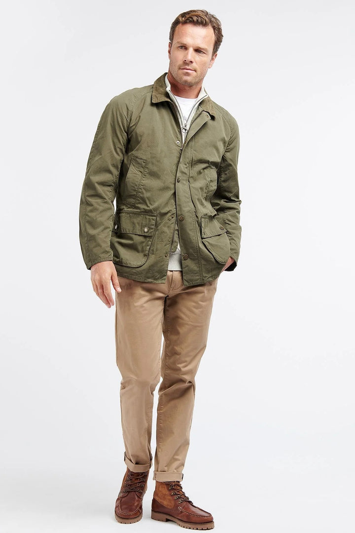 BARBOUR Ashby Casual Jacket Olive - Dale