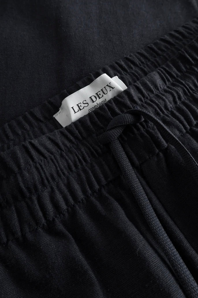 LES DEUX Patrick Linen Pants - DARK NAVY - Dale