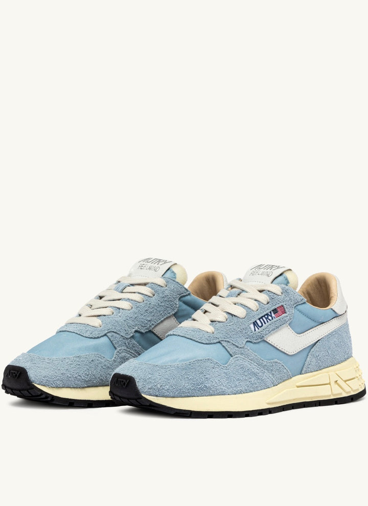 AUTRY Reelwind Low Leather Sneakers White/Celblue - Dale