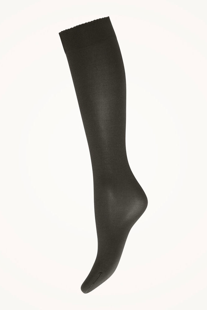WOLFORD Velvet De Luxe 50 Knee-Highs Nearly Black - Dale