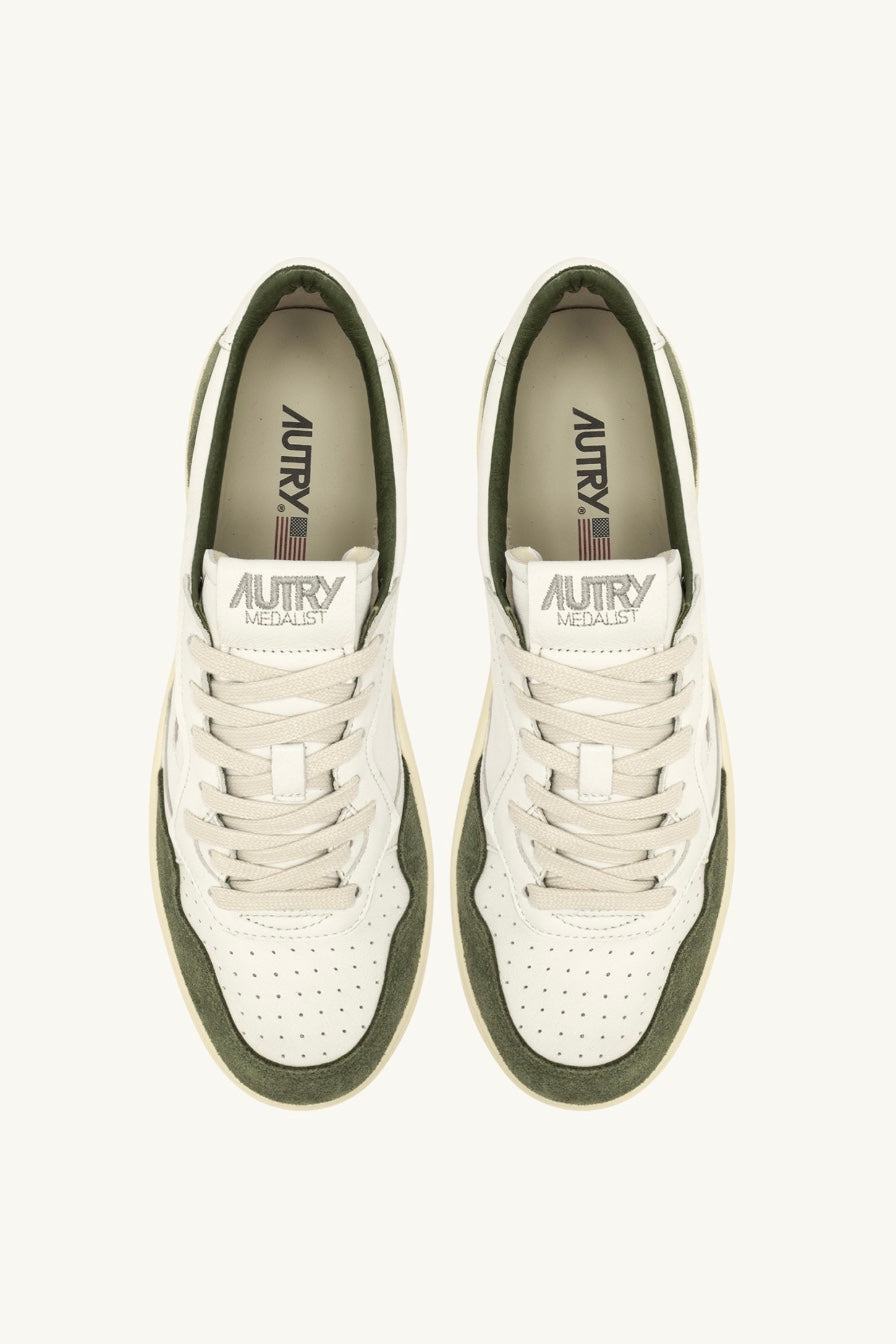 AUTRY Medalist Low Sneakers White/Military - Dale
