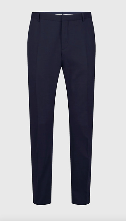 CALVIN KLEIN - STRETCH WOOL SLIM SUIT PANT - Dale