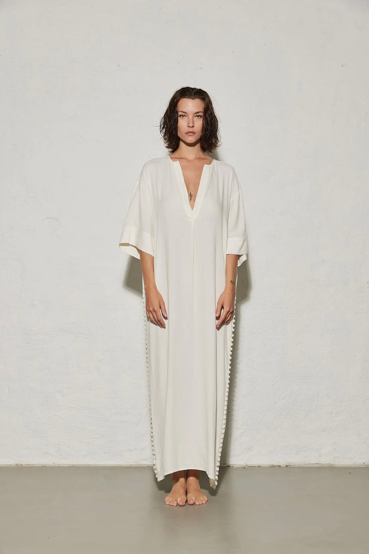 ENVELOPE 1976 Medewi Kaftan - Cream - Dale