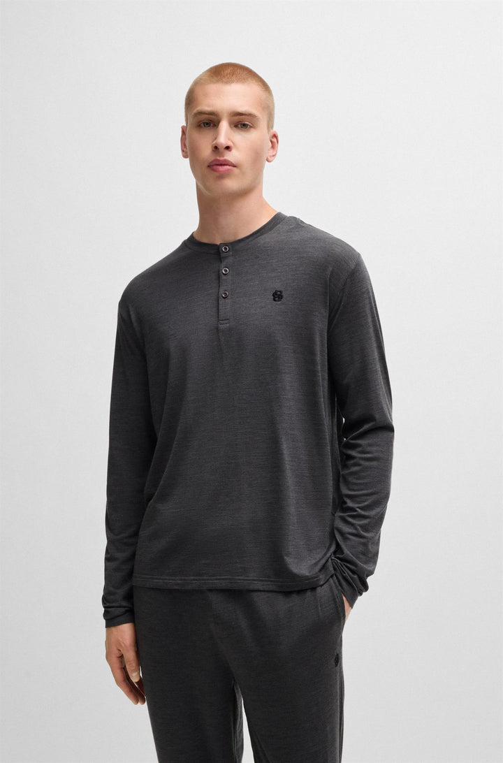 BOSS Merino Long Set Grey - Dale