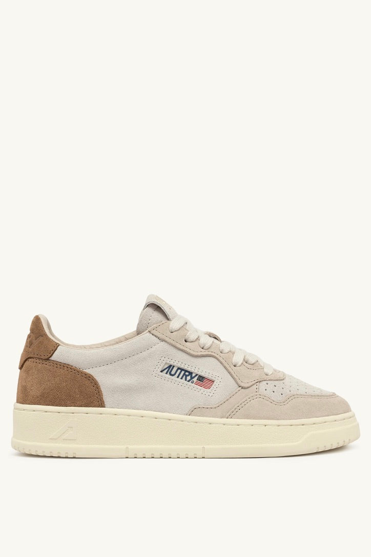 AUTRY Medalist Low Women Suede Sneaker Sand/Cigar - Dale