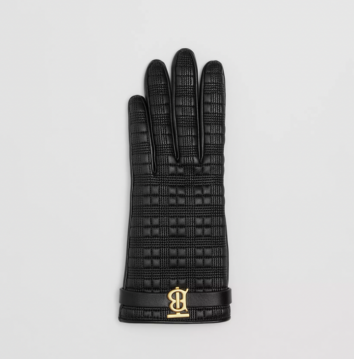 BURBERRY Cashmere-lined Quilted Leather Gloves - Dale