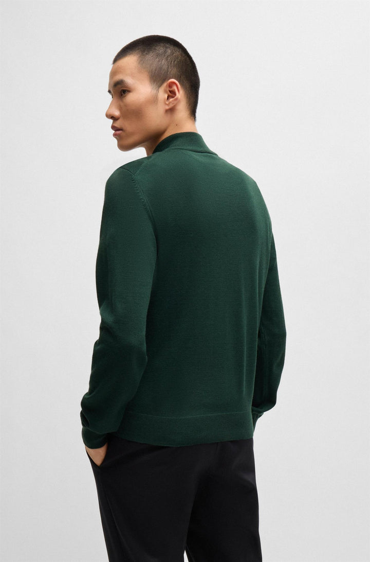 BOSS Ebenji Half Zip Open Green - Dale