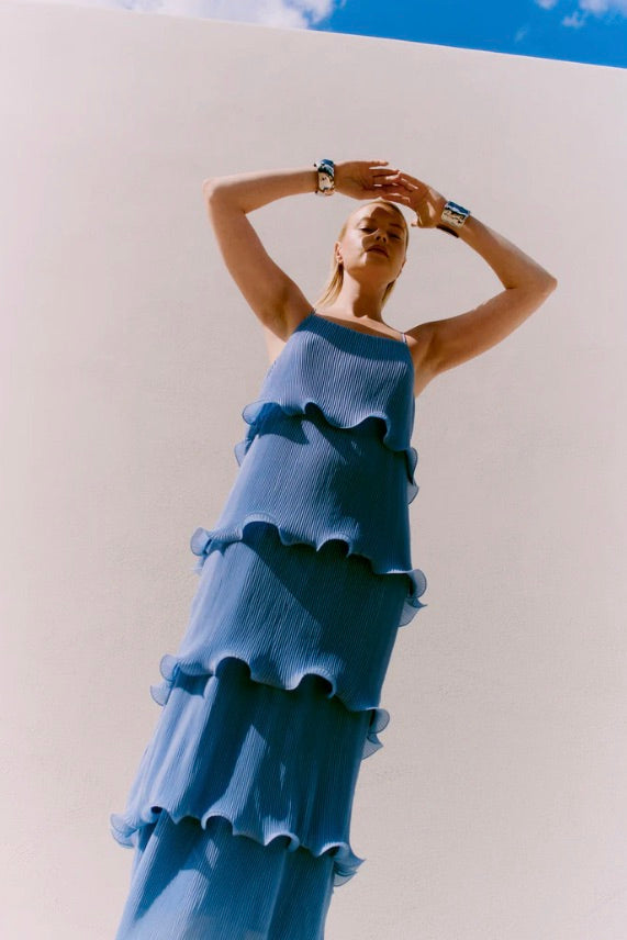 COPENHAGEN MUSE CMKira Dress Forever Blue - Dale