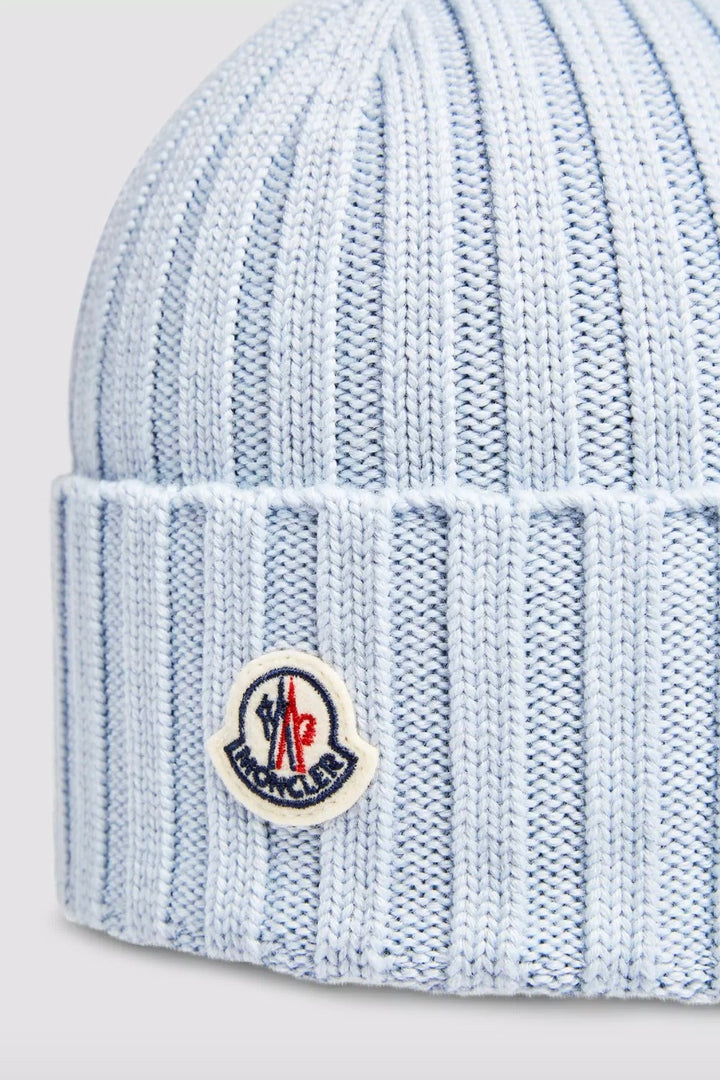MONCLER Wool Beanie Bright Blue - Dale
