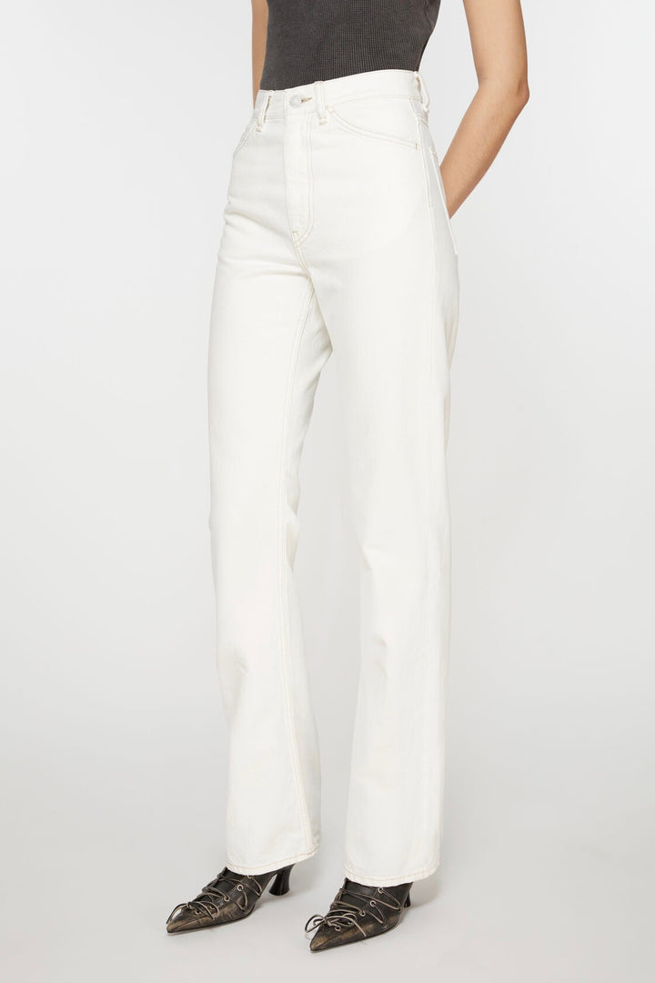ACNE STUDIOS Regular Fit Jeans 1977 White Out - Dale