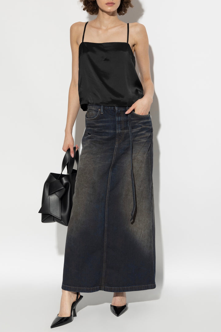 ACNE STUDIOS Denim Skirt Dark Vintage Blue - Dale