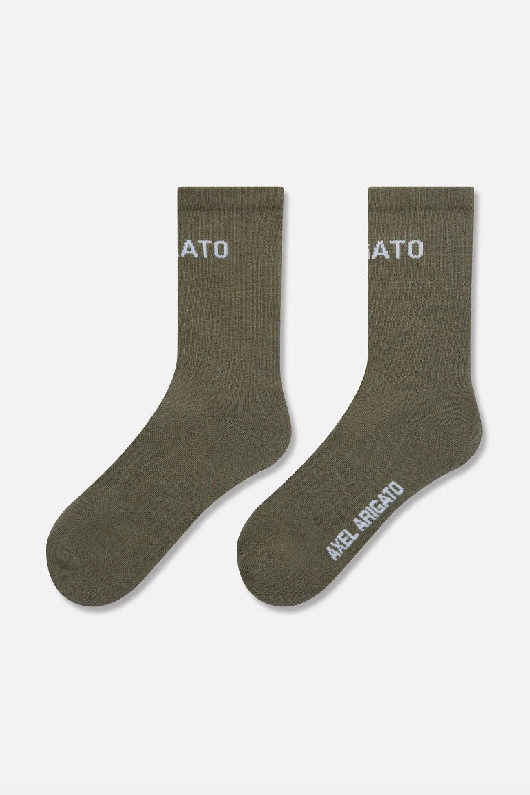AXEL ARIGATO Arigato Logo Tube Socks 41-45 Stone Brown - Dale