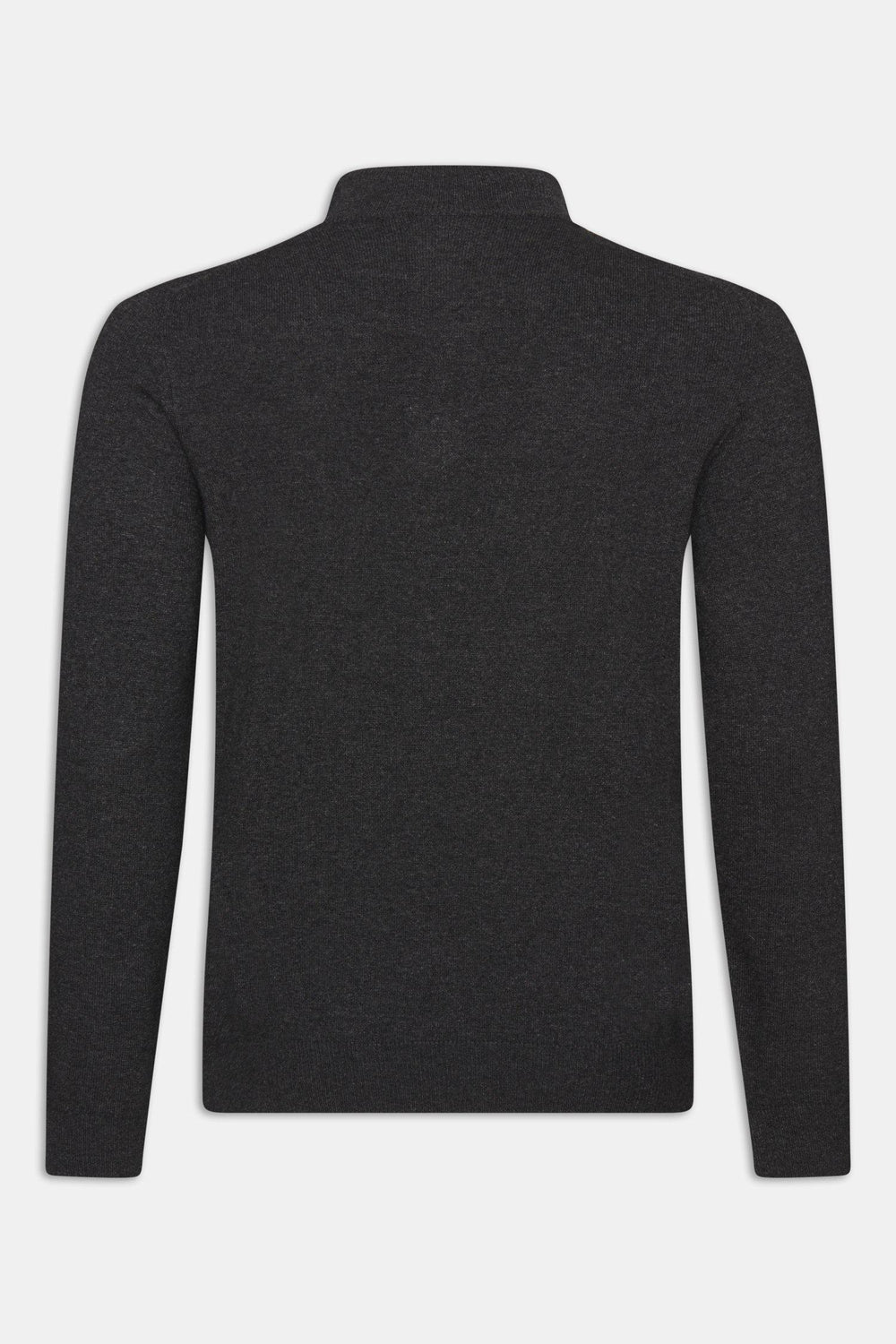 OSCAR JACOBSON Patton Half Zip Dark Grey - Dale