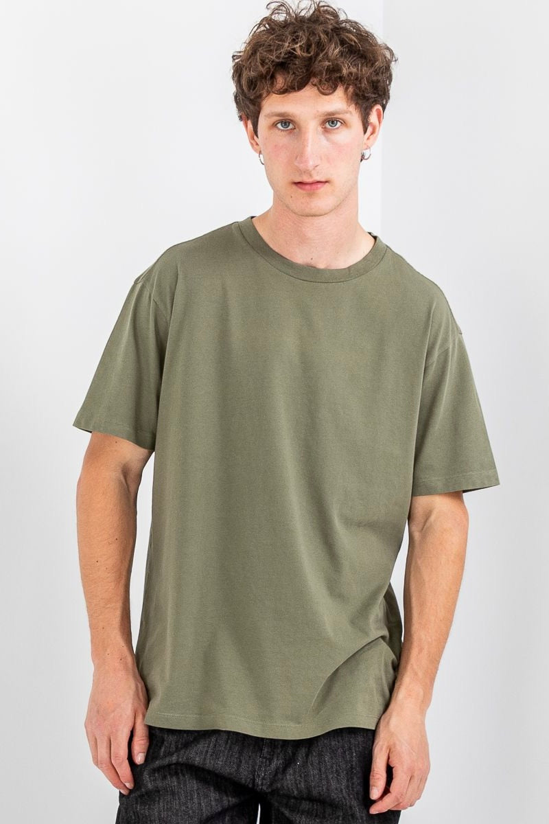 REPLAY Sartoriale Crew-Neck Jersey Tshirt Pistachio - Dale