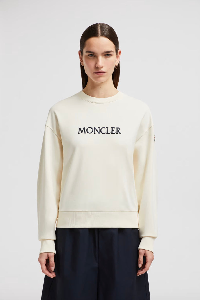 MONCLER Embroidered Tonal Logo Sweatshirt - Dale