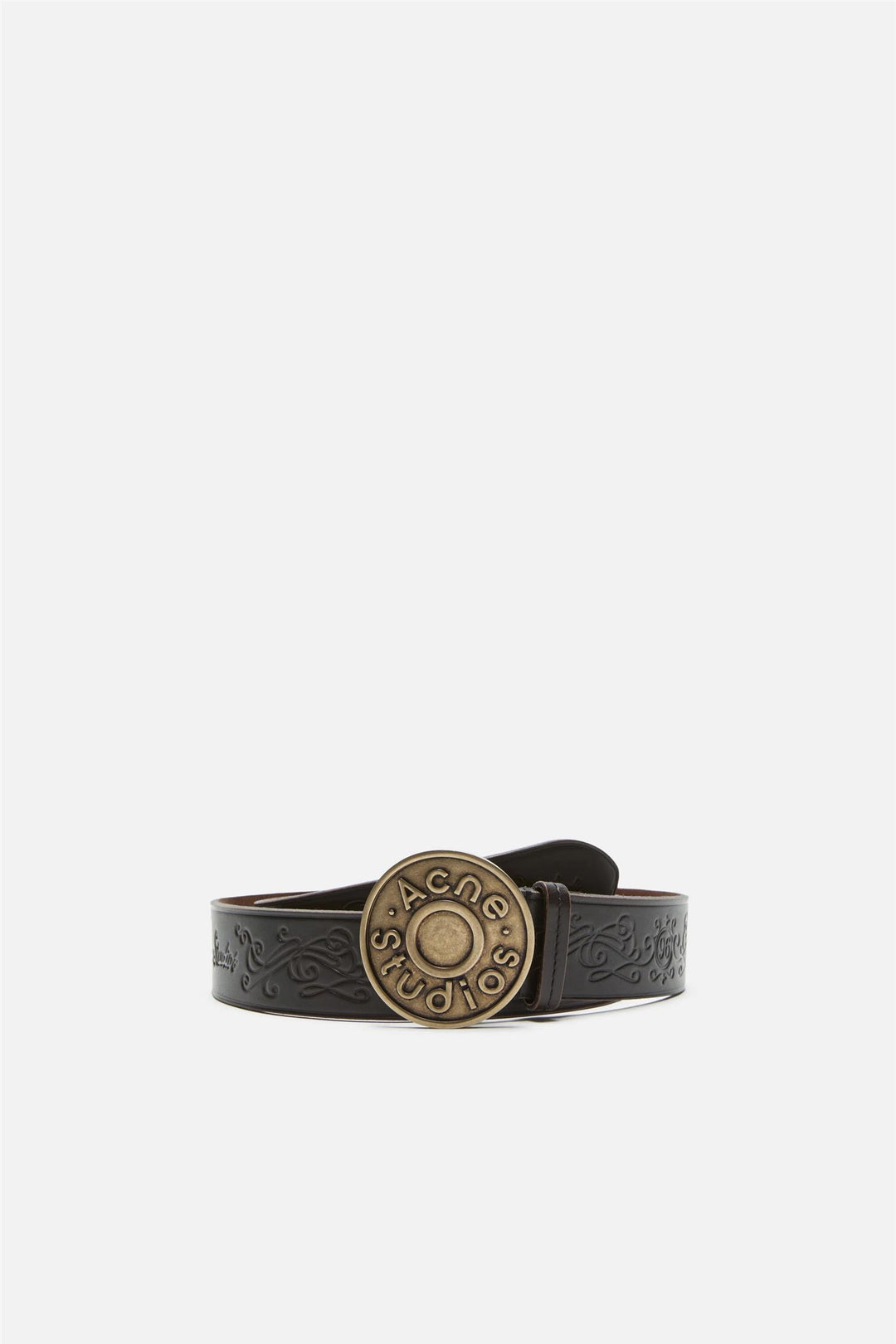ACNE STUDIOS Leather Logo Buckle Belt - Dale