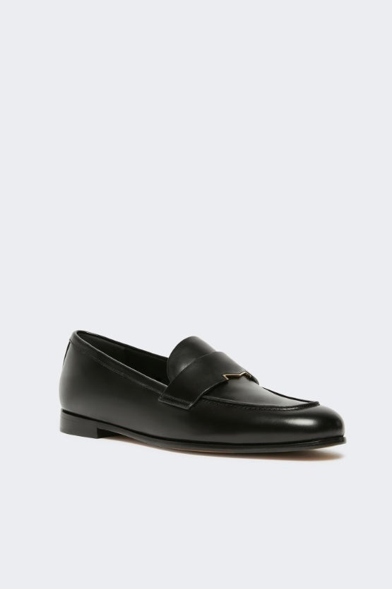 MAX MARA Semi-Glossy Leather Moccasins - Dale