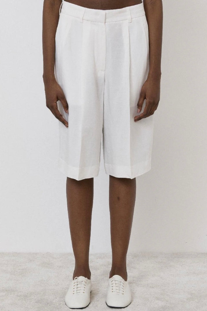 MEIMEIJ High Waist Linen Shorts - Dale
