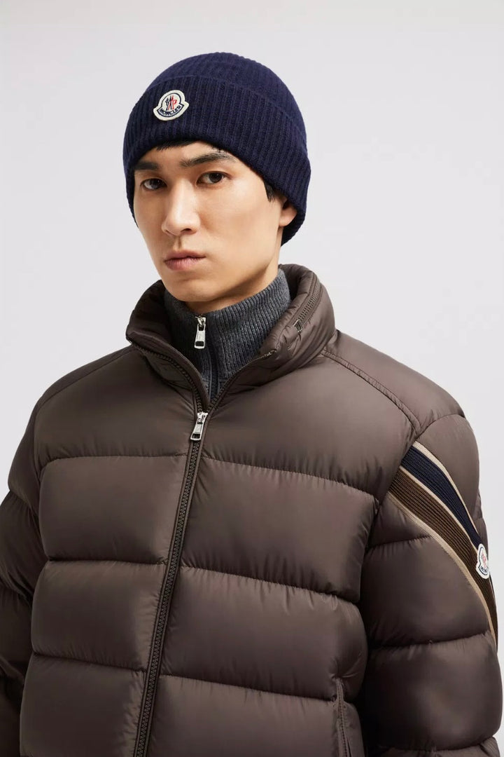 MONCLER Cashmere Blend Beanie Navy - Dale