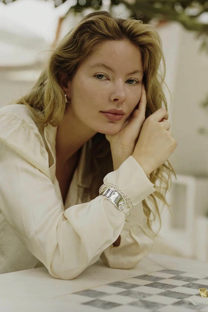 ANNI LU Liquid Silver Bracelet - Dale