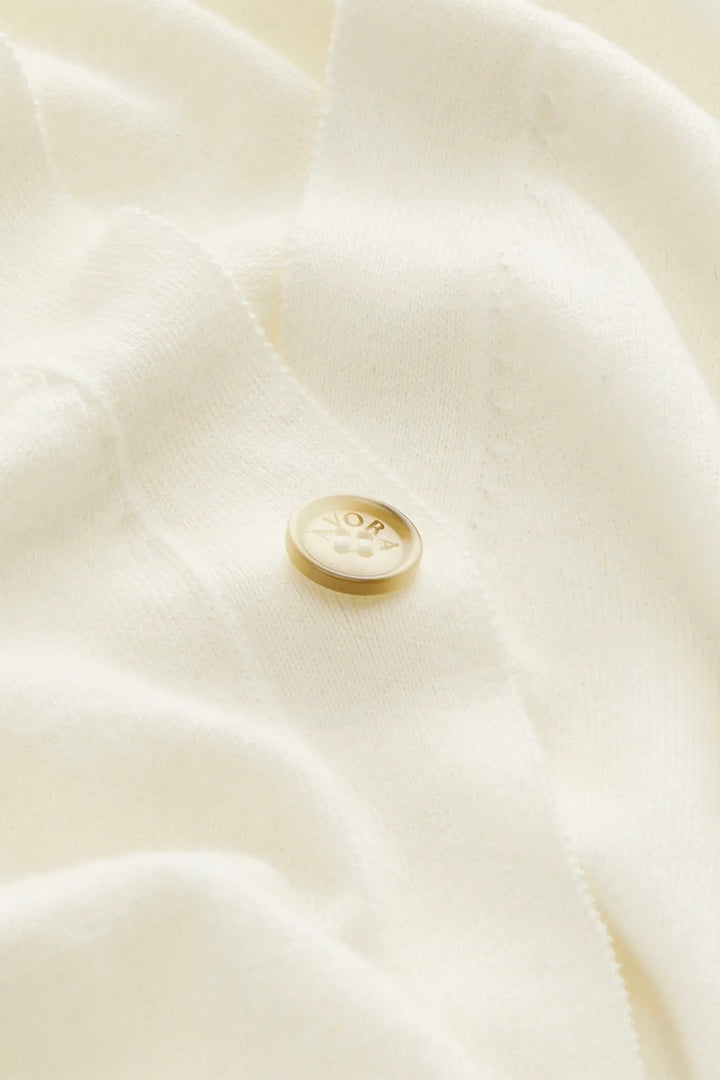 AVORA Cashmere Blend Long Cardigan Offwhite - Dale