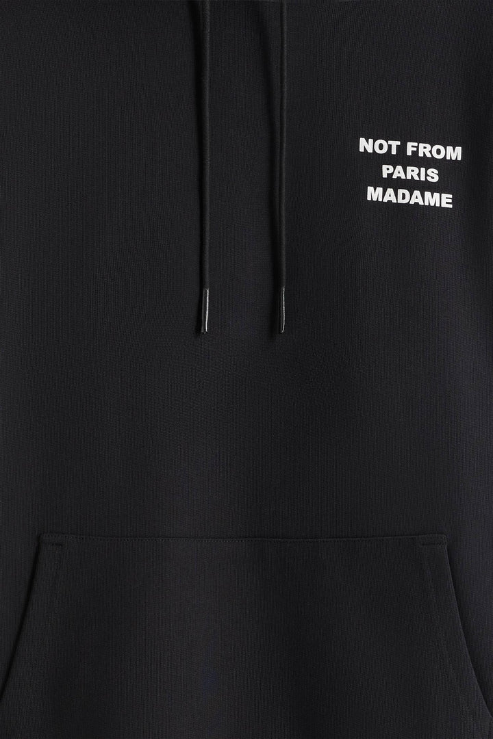 Drôle de Monsieur Le Hoodie Slogan Black - Dale