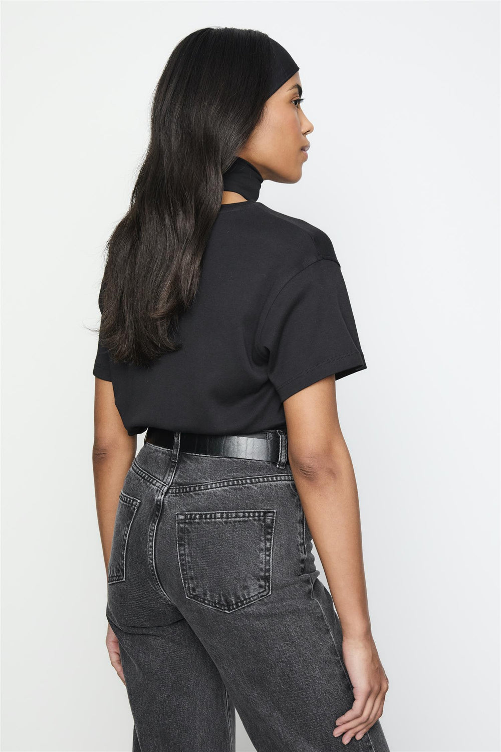 CAMILLA PIHL DENIM Ember Tee Black - Dale