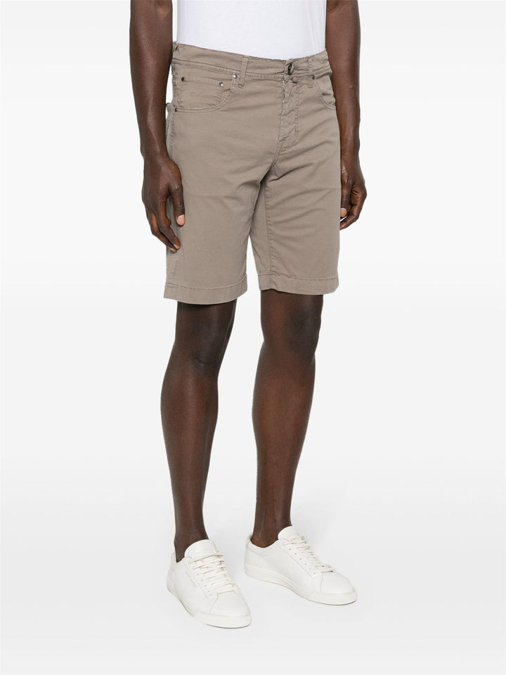 JACOB COHEN Nicolas Bermuda Slim Fit Mole Brown - Dale